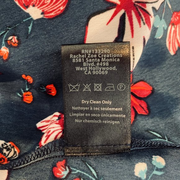 Rachel Zoe Cold Shoulder Floral Dress - Picture 11 of 11